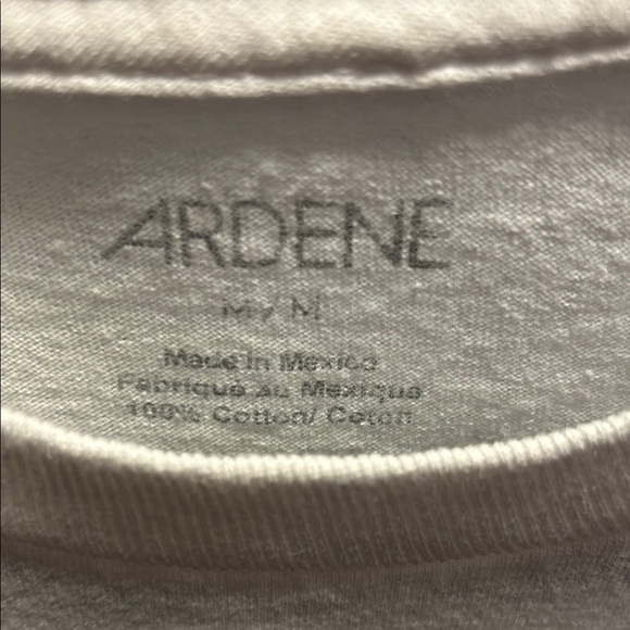 Ardene White Cotton T-Shirt - Picture 2 of 4